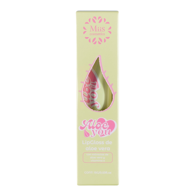 Lip gloss de aloe vera