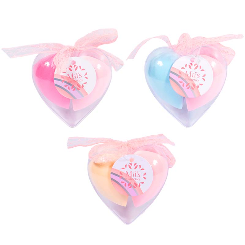 Set de esponjas corazón