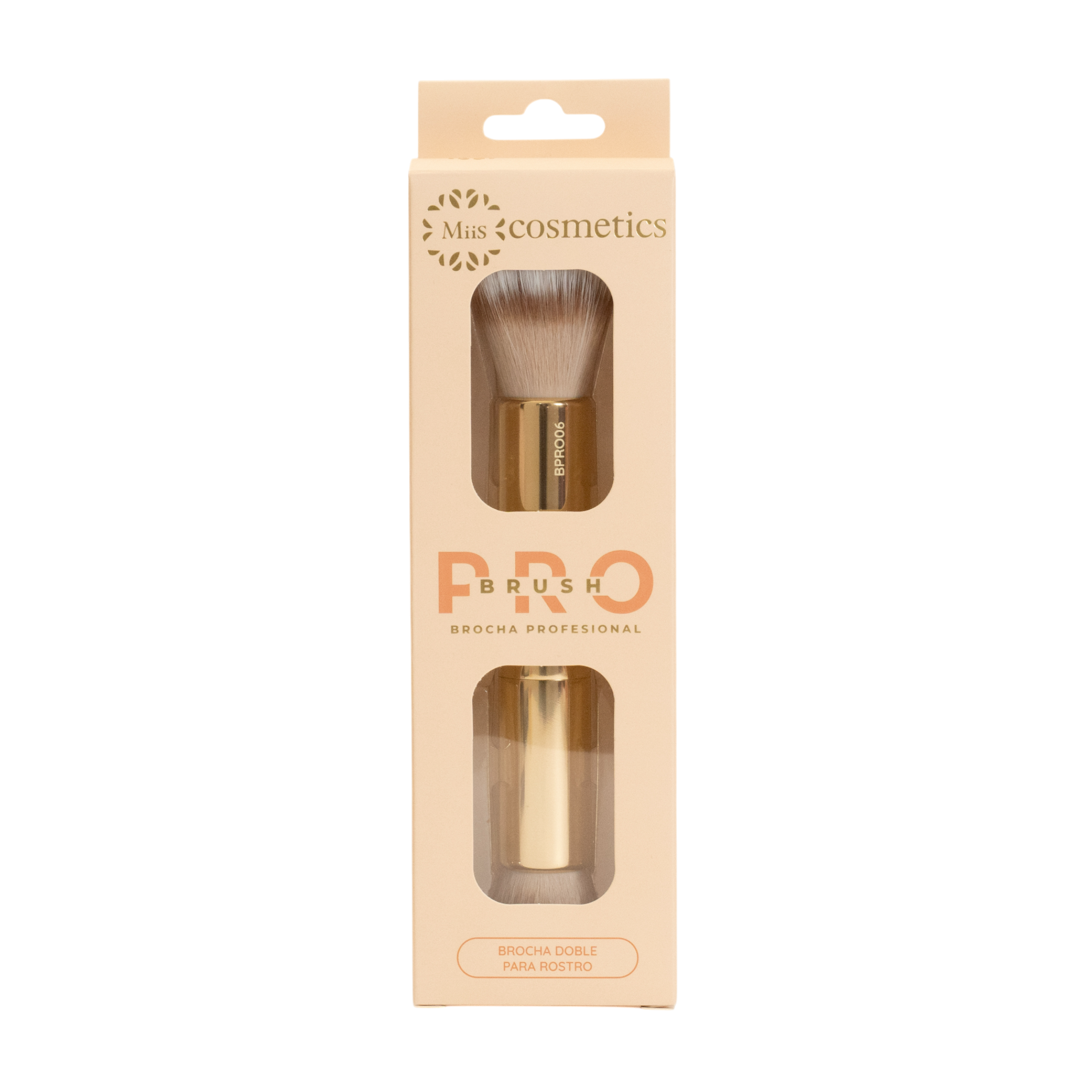 Brocha Duo Rostro Pro Miis Cosmetics