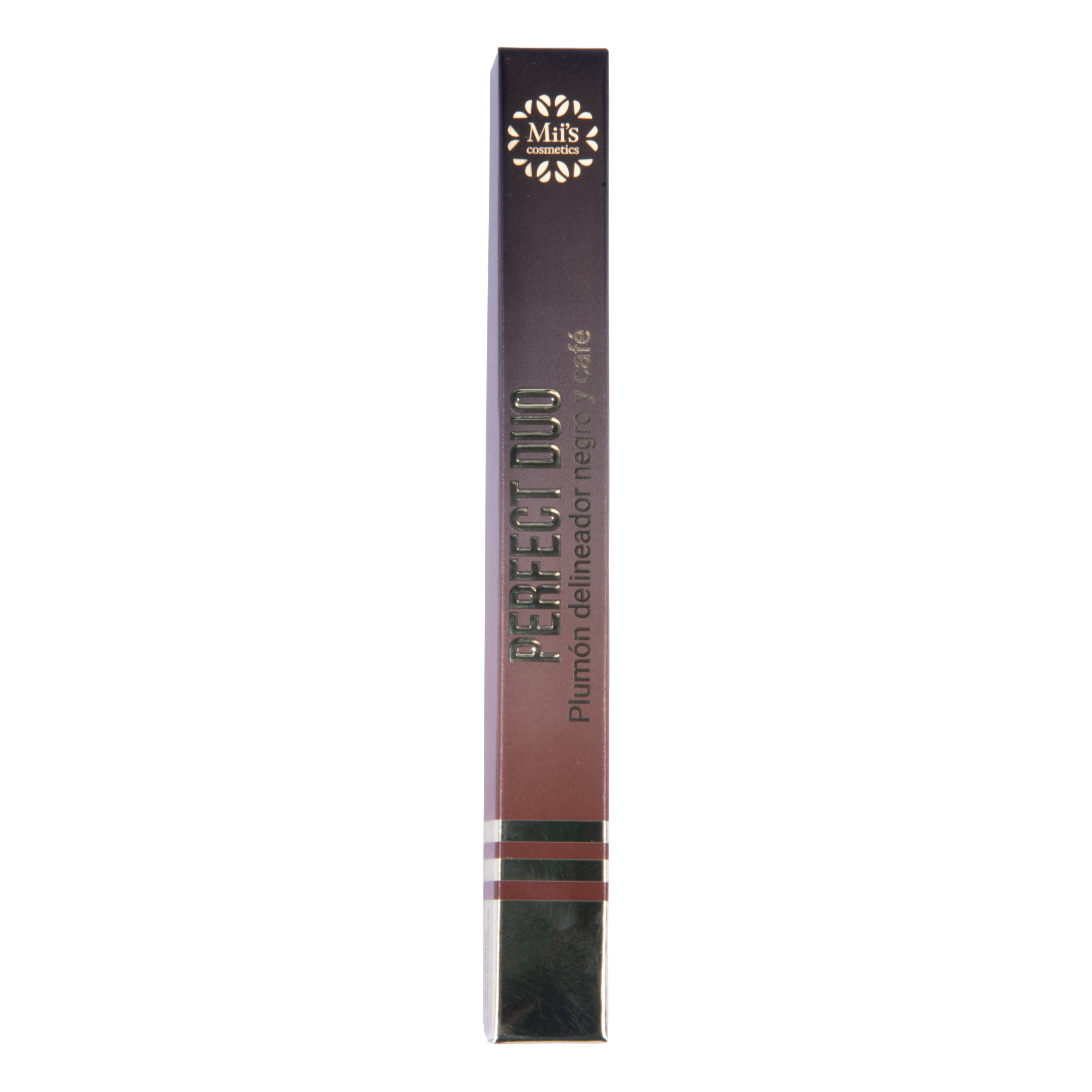 Plumón delineador negro y café duo perfect