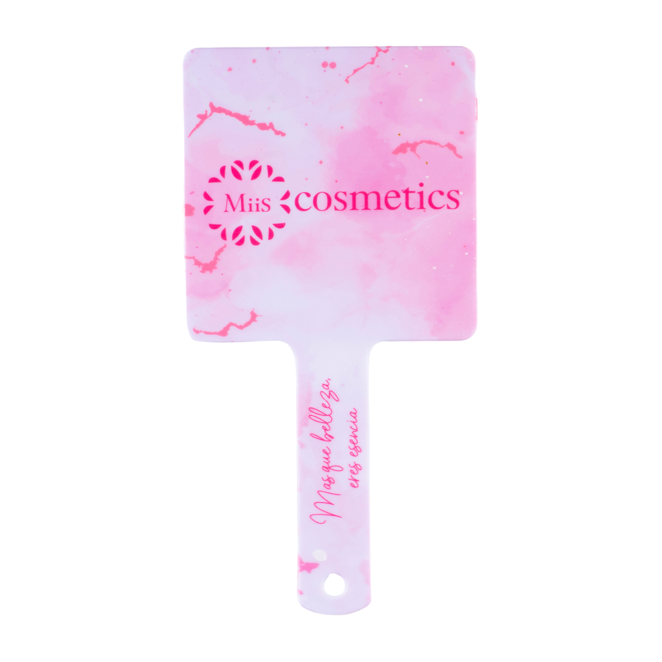 Espejo de mano cuadrado