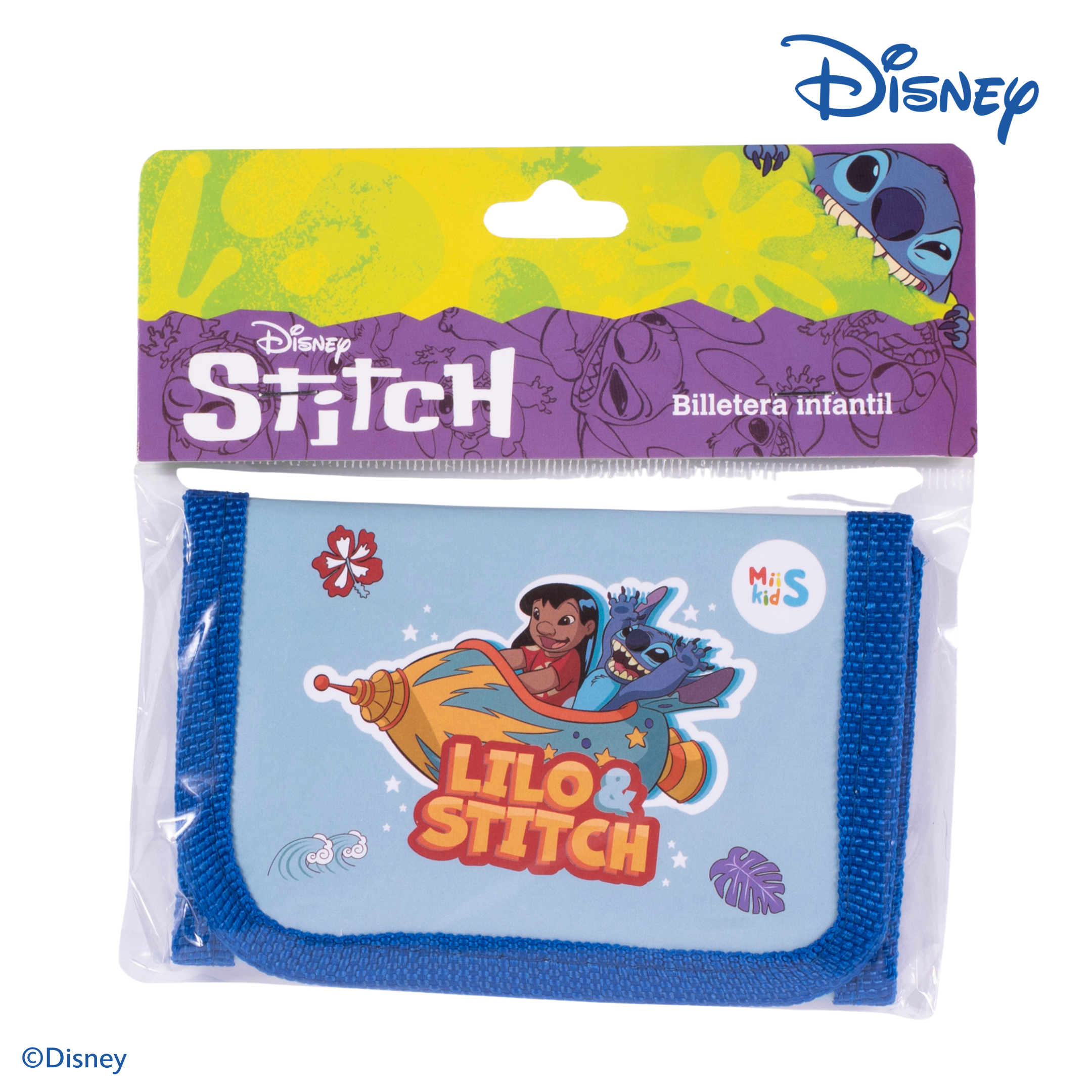 Billetera Stitch. Disney-Miis Kids
