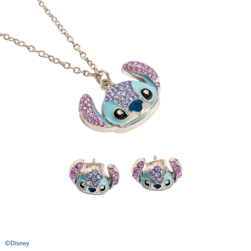 Collar y aretes Stitch
