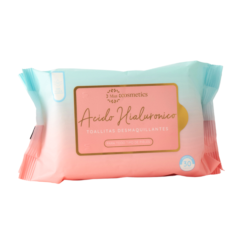 Toallitas desmaquillantes x 30 ácido hialurónico
